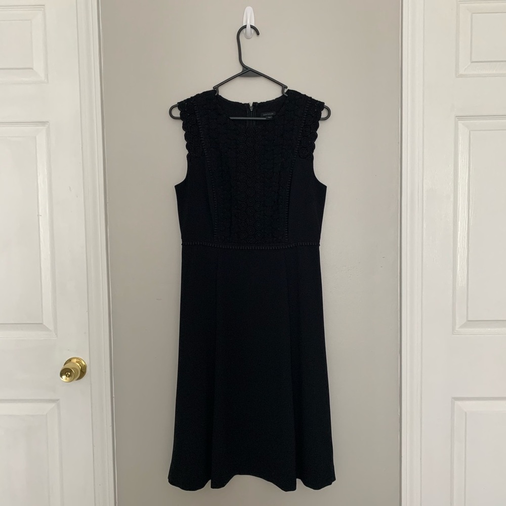 Ann Taylor - Sleeveless Black Dress